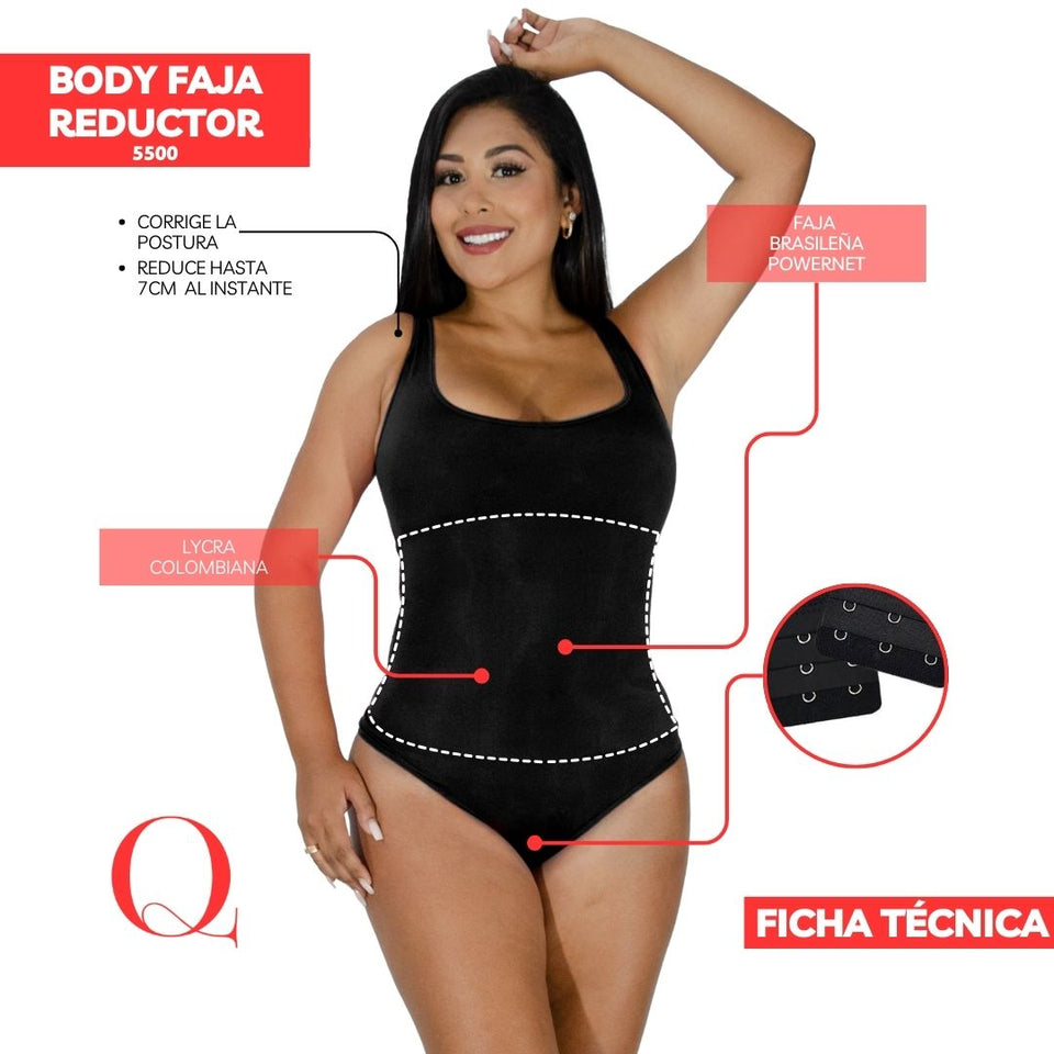 Body de Alta Compresión con Tecnología Powernet Premium